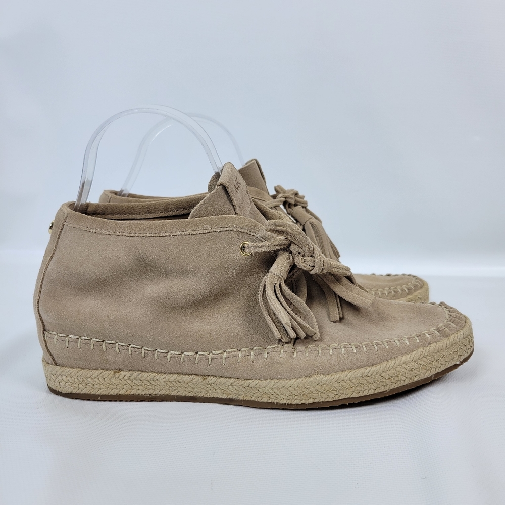 MICHAEL KORS Suede Leather Boots Sz 10 - Picture 3 of 11